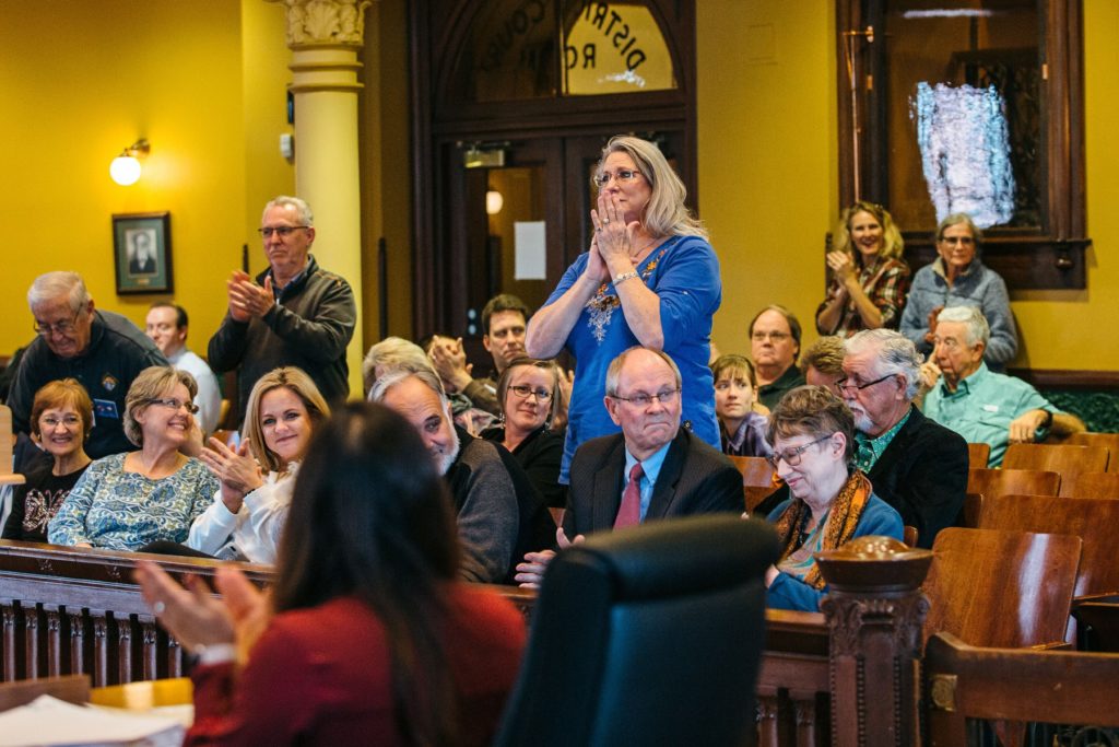 County Commissioner's Court gathers to pass resolution naming Ellis County as a sanctuary for the unborn